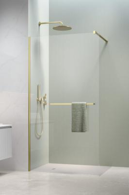 Modo New II с полотенцедержателем 160 Brushed Light Gold/прозрачное
