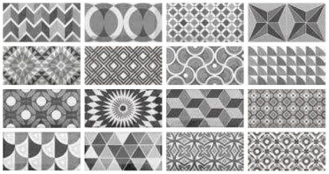 Керамическая плитка METRO Patchwork B&W 7.5x15 от Equipe Ceramicas (Испания)