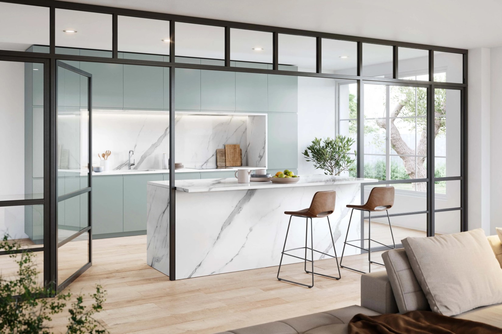 Керамогранит PORCELANOSA XLIGHT ARIA WHITE 05 NATURE 120х270 G-2701