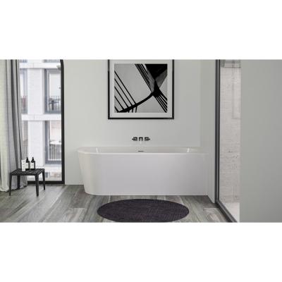 Knief 0100-277-L(06SBM) WALL Corner Left Ванна акриловая в правый угол 180x80x60H, белая глянцевая