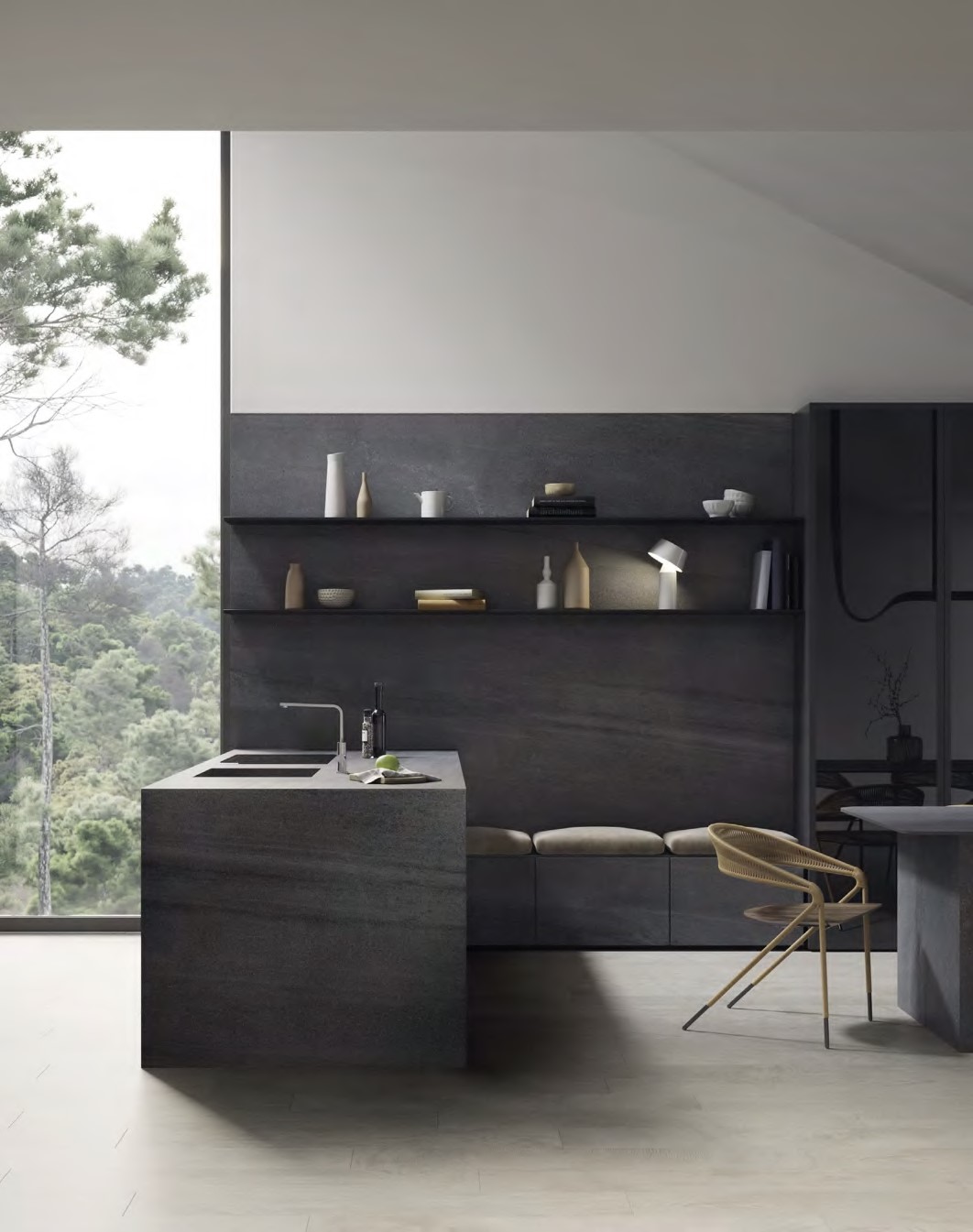 Керамогранит PORCELANOSA XLIGHT AGED DARK 04 NAT 120х270 G-2700