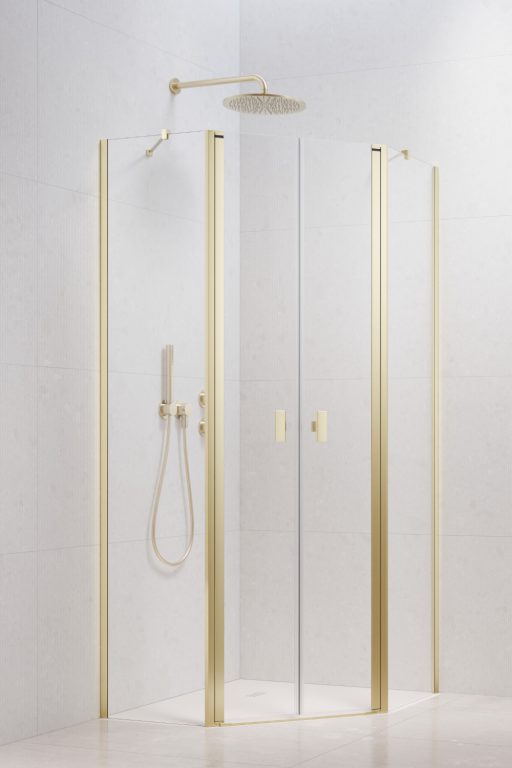Nes PTD Walls 100 x 100 Brushed Light Gold/прозрачное
