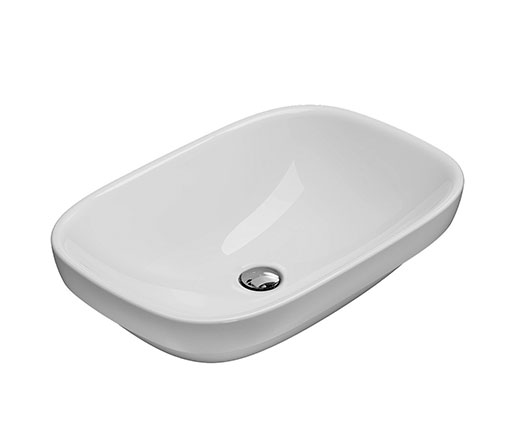 ™ GLOBO GE042BI GENESIS Раковина для установки на столешницу или полувстраиваемая 60.