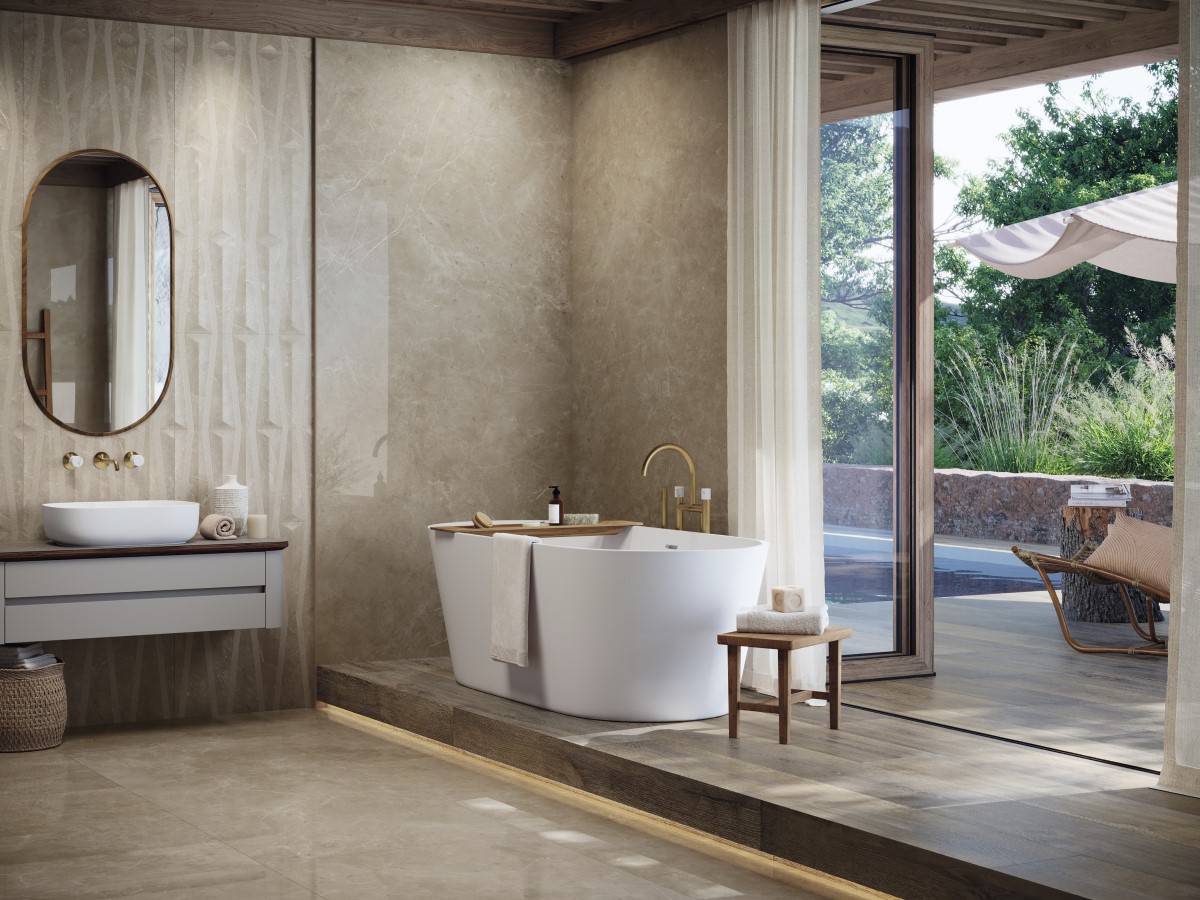 Керамогранит PORCELANOSA XLIGHT VELLUTO BEIGE POLISHED 120х120 G-2537