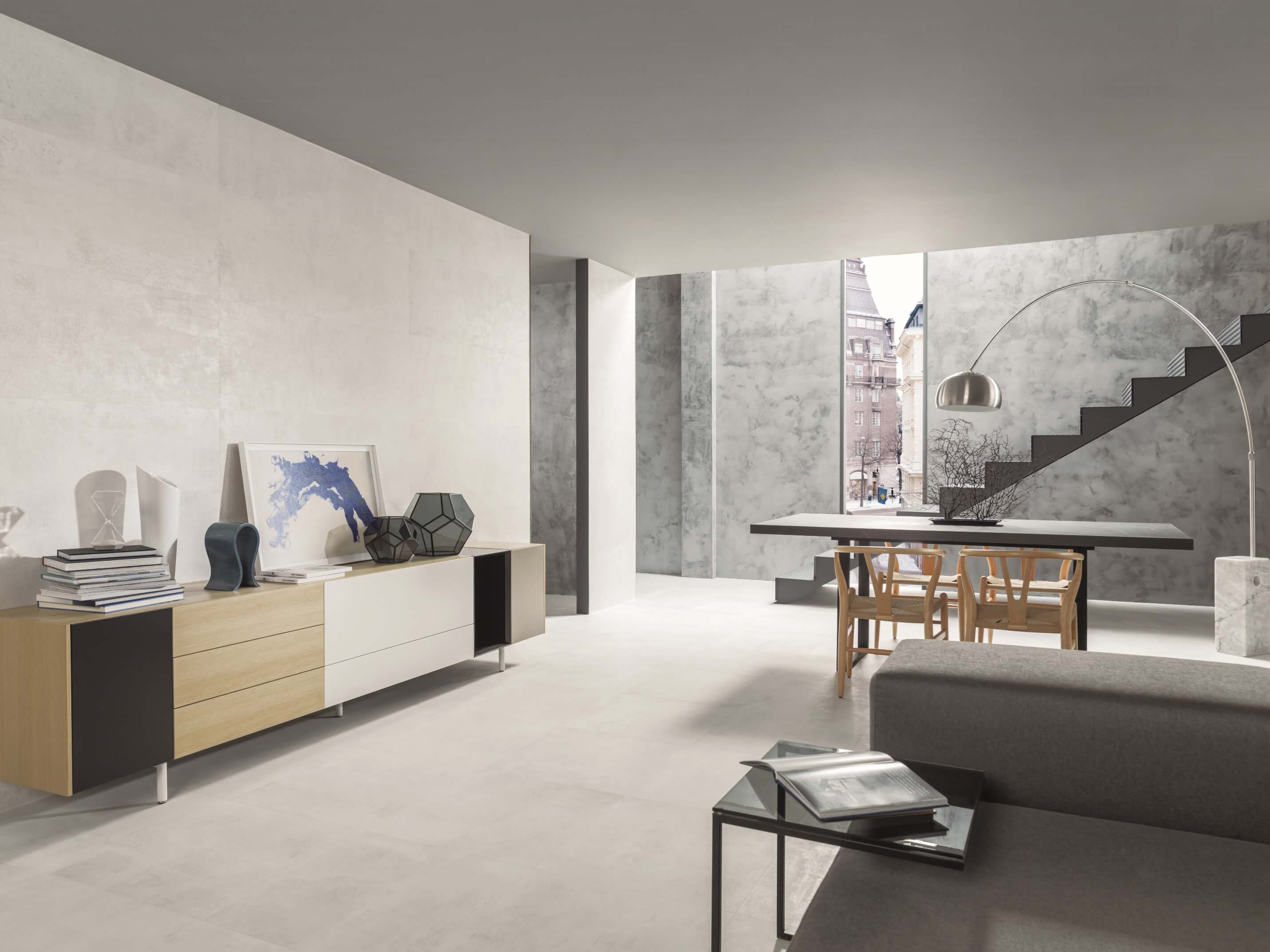 Керамическая плитка  PORCELANOSA METROPOLITAN CALIZA XL 45х120 G-270