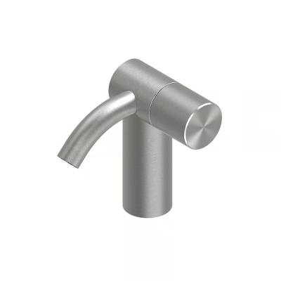 QuadroDesign HUM 2401AS Смеситель для раковины на 1 отверстие из столешницы с прогрессивным картриджем, цвет Brushed Stainless Steel