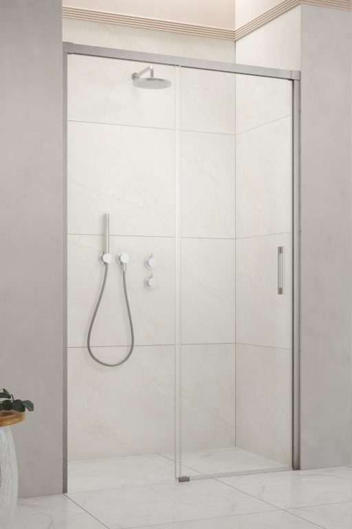Idea Brushed Nickel DWJ 100 Left прозрачное
