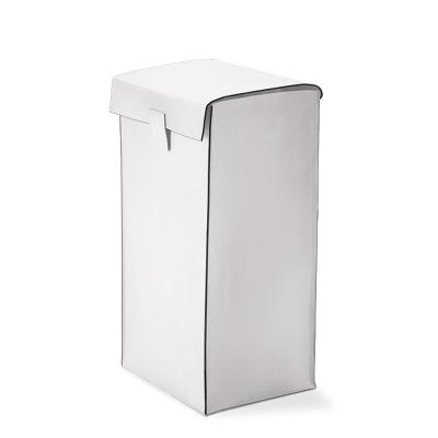 Decor Walther 0938850 NAPPA WB Корзина для белья с крышкой Натуральная кожа Nappa белая