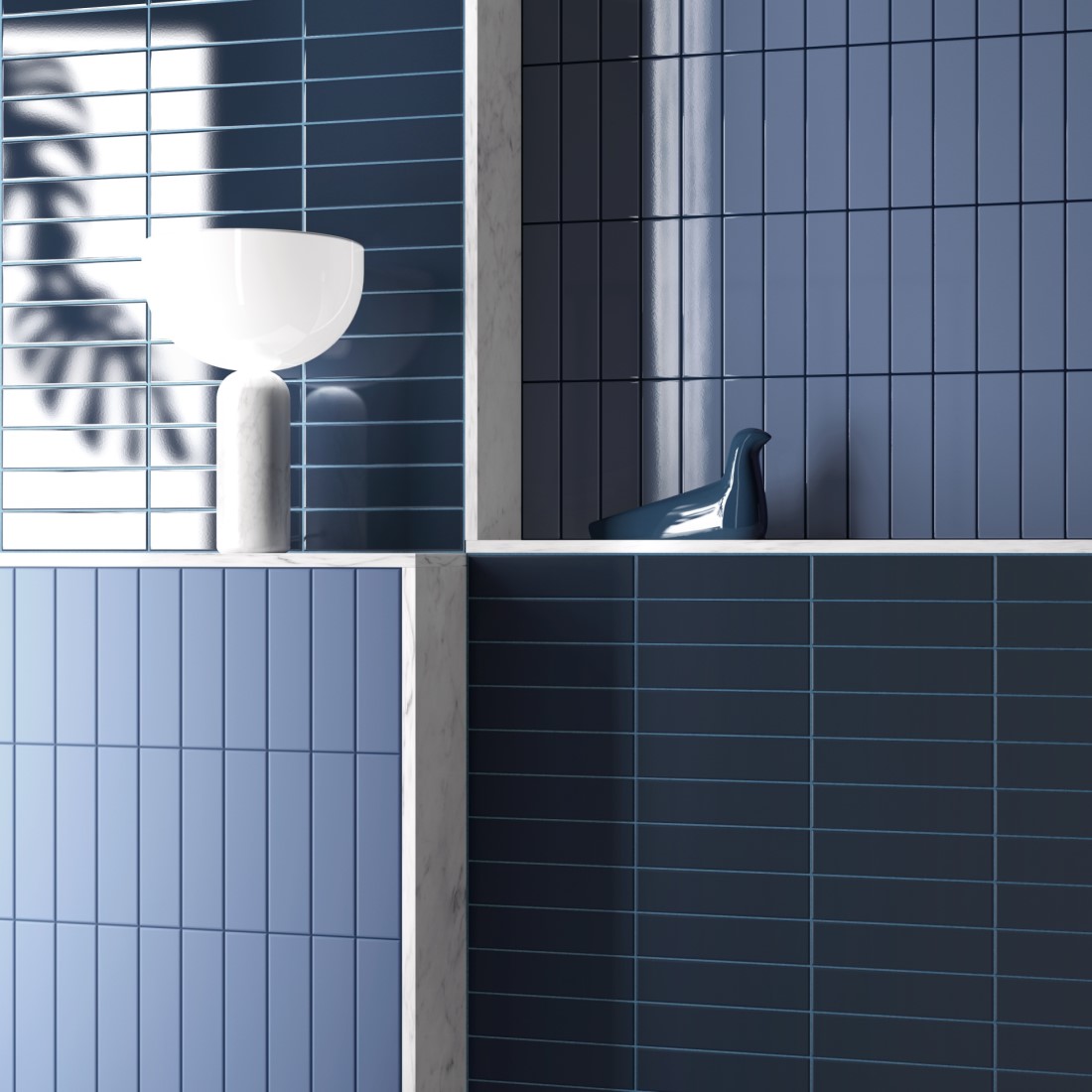 Керамическая плитка  EQUIPE COSTA NOVA BANYAN BLUE 5х20 EQ-3