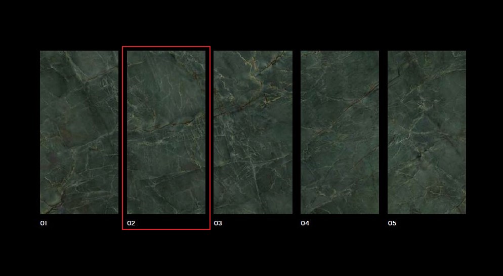 Керамогранит PORCELANOSA XLIGHT EMERALD GREEN 02 POLISHED 120х270 G-2705