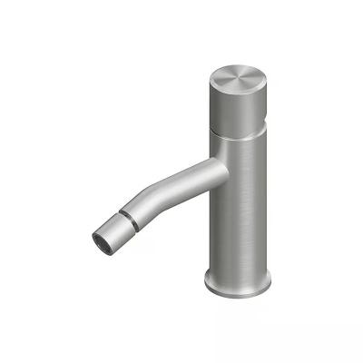 QuadroDesign STEREO 1635TAS Смеситель для биде на 1 отверстие из столешницы, цвет Brushed Stainless Steel