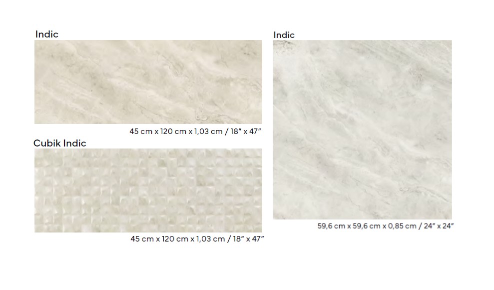 Керамическая плитка  PORCELANOSA INDIC CUBIK 45х120 G-274