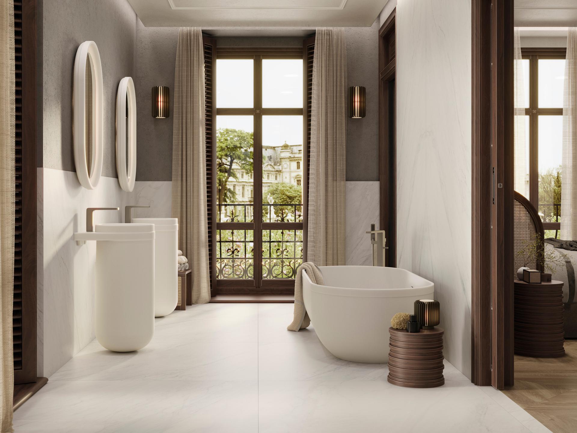 Керамогранит PORCELANOSA XLIGHT GLEM WHITE NATURE 59.6х120 G-2541