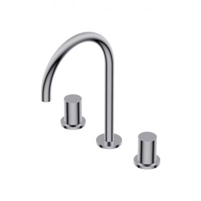 Ritmonio PR52AE202IX Diametro35 S Смеситель на 3 отв. для раковины IX BRUSHED