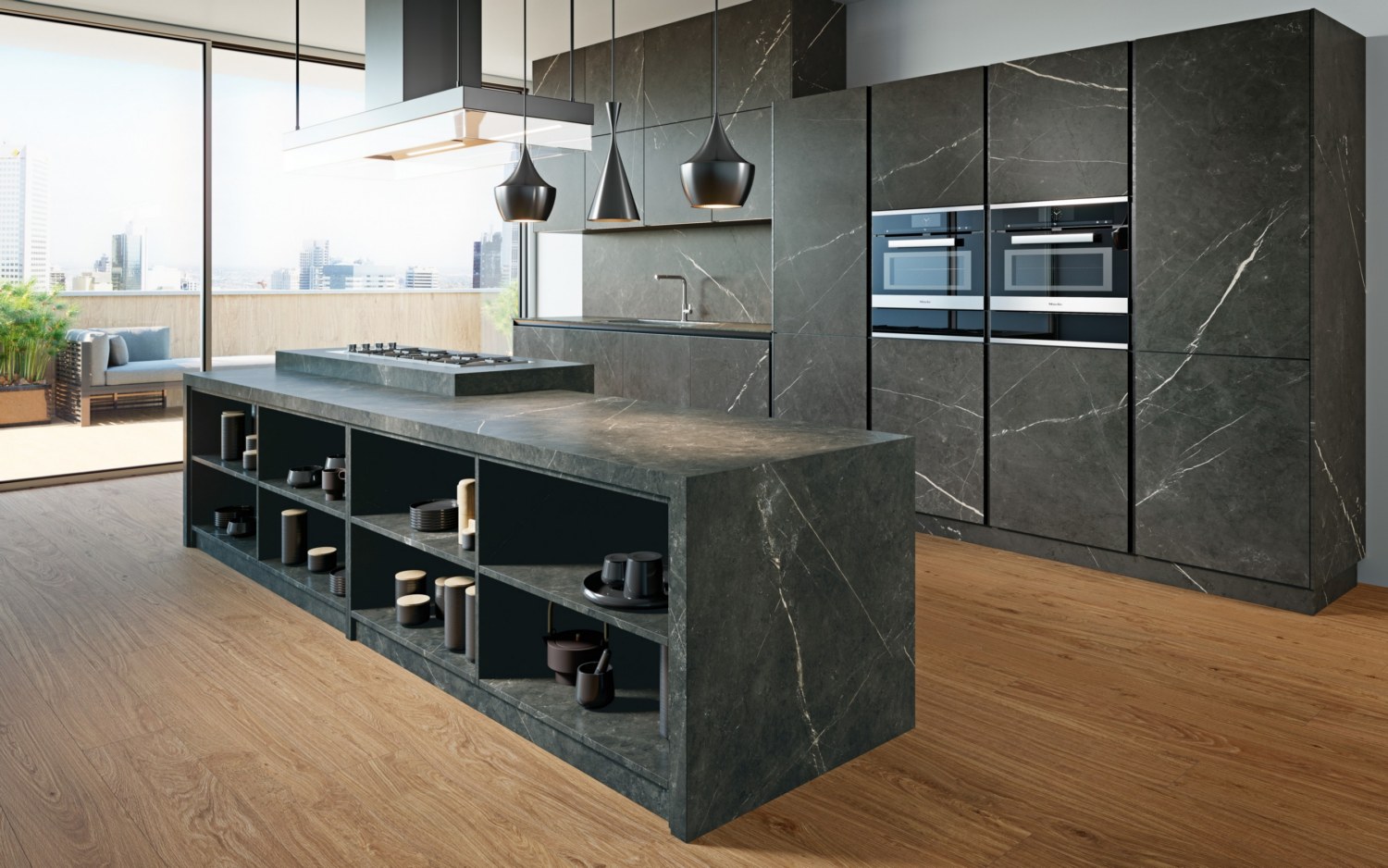 Керамогранит GRESPANIA COVERLAM PALADIO MARRON NATURAL 120х260x5.6