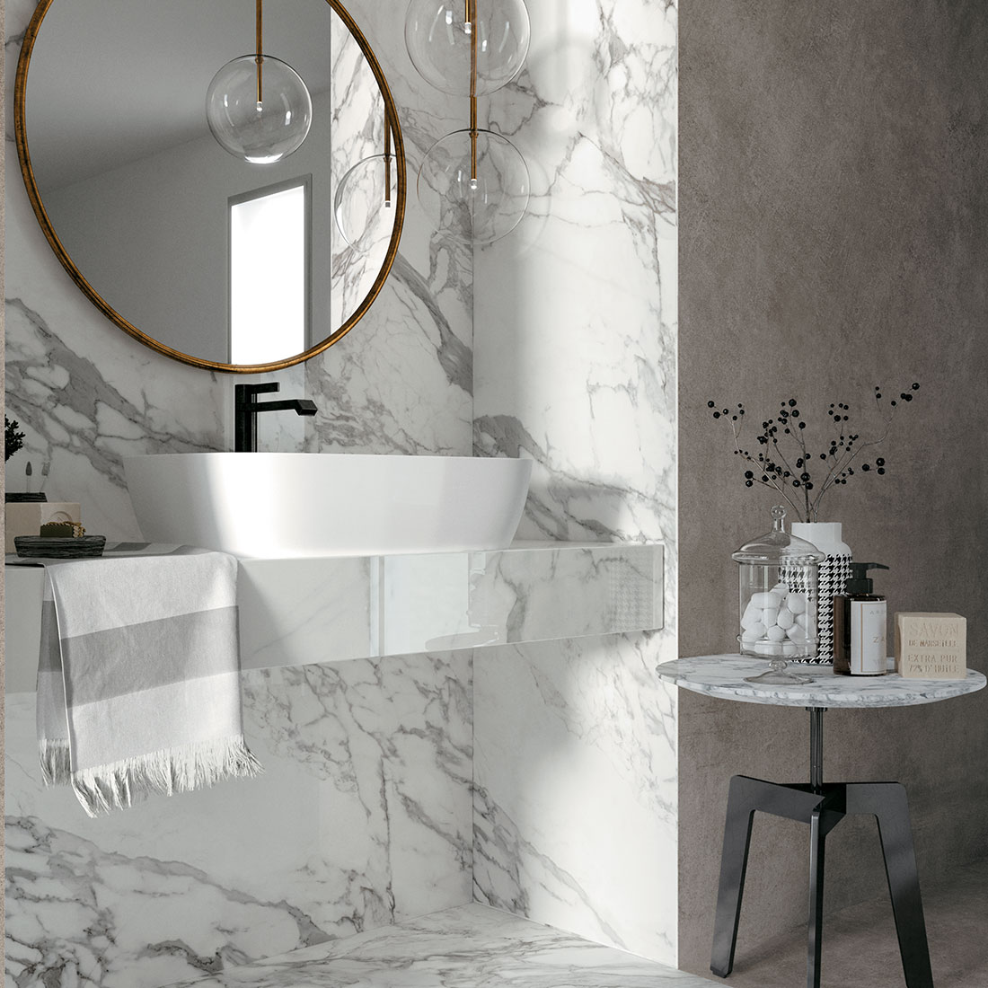 Керамогранит слэб MIRAGE STATUARIO LUNENSIS JW 12 A SLK STU NO SQ 162х324x1.2 (Италия)