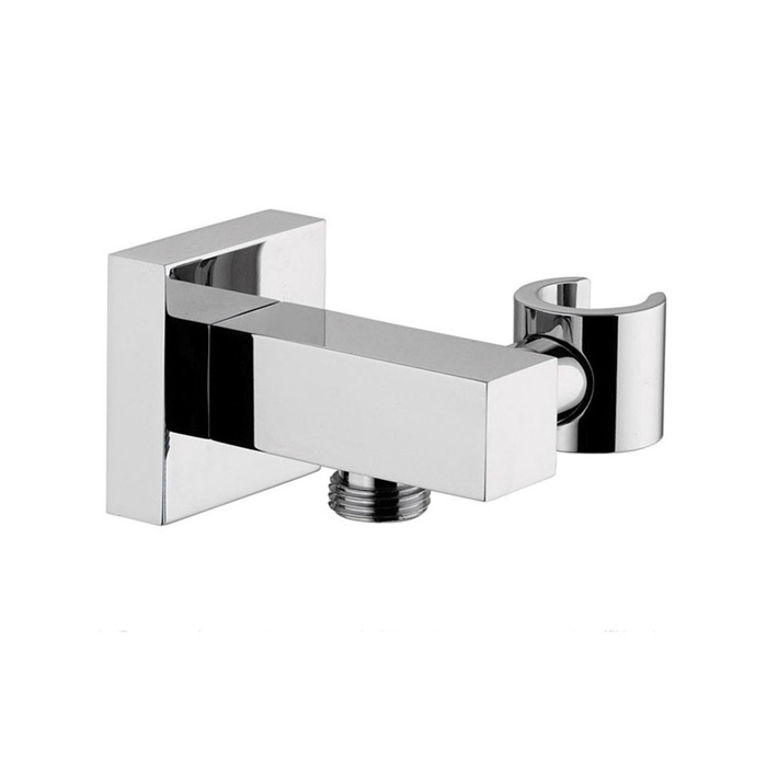 Nicolazzi 5690CR Выход со стены с держателем душевого шланга, квадратный 1/2 MM