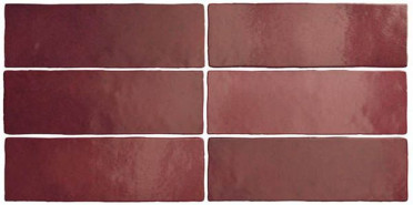 Керамическая плитка MAGMA Burgundy (24967) 6.5x20 от Equipe Ceramicas (Испания)