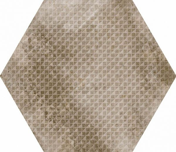 Керамогранит URBAN HEXAGON MELANGE NUT 25.4x29.2 от Equipe Ceramicas (Испания)