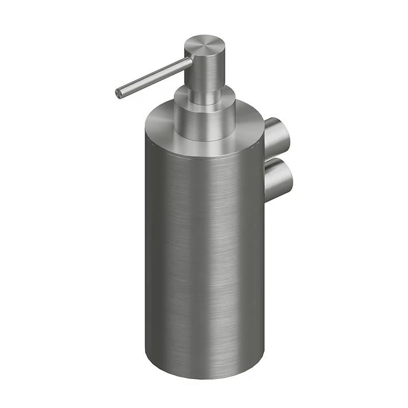 QuadroDesign Аксессуары QA304AS Дозатор для мыла настенный, цвет Brushed Stainless Steel