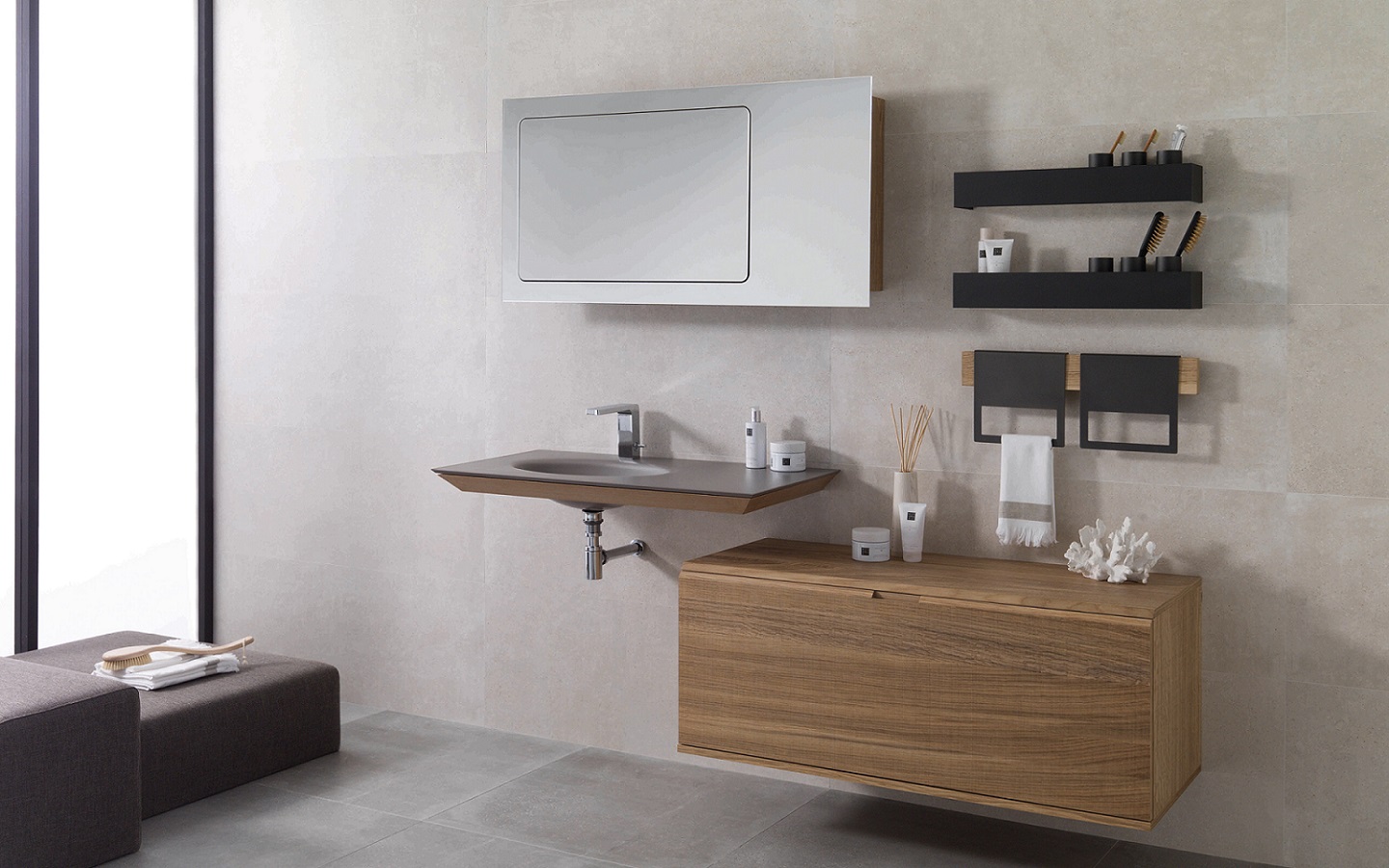 Керамическая плитка  PORCELANOSA BOTTEGA CALIZA 45х120 G-270