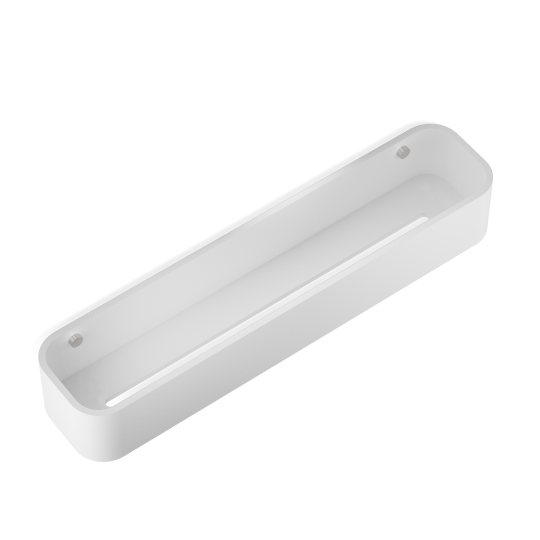 Decor Walther 0973955 STONE DCT45 Душевая ёмкость Белый / Сталь матовая