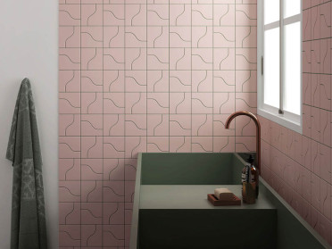 Керамическая плитка CURVE GARDEN GREEN (28850) 8.3x12 от Equipe Ceramicas (Испания)
