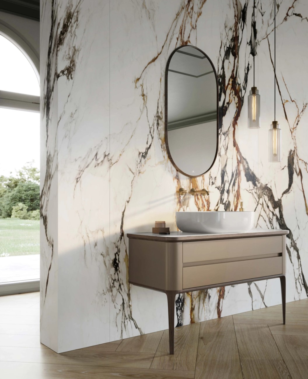 Керамогранит PORCELANOSA XLIGHT PAONAZZO BIONDO POLISHED 05 120х270x6 G-2705
