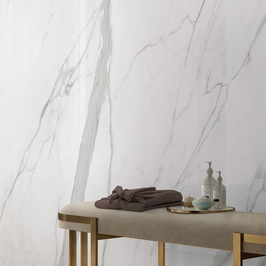 Керамогранит слэб MIRAGE CALACATTA SELECT JL 02 LUC SQ 120х278x0.6 (Италия)