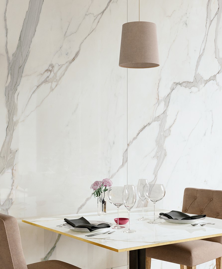 Керамогранит слэб MIRAGE CALACATTA SELECT JL 02 SP SQ 120х278x0.6 (Италия)