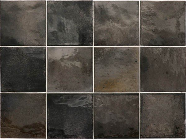 Керамическая плитка HANOI BLACK ASH (30011) 10x10 от Equipe Ceramicas (Испания)