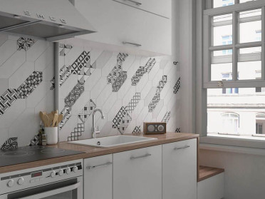 Керамогранит KITE WHITE 10x30 от Equipe Ceramicas (Испания)