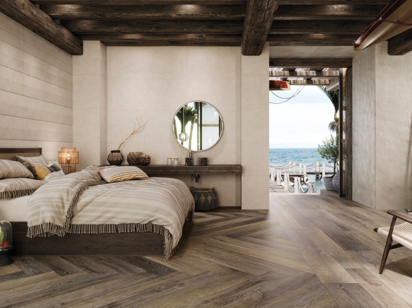 Керамическая плитка  PORCELANOSA TERRA BONE 59.6х150 G-276