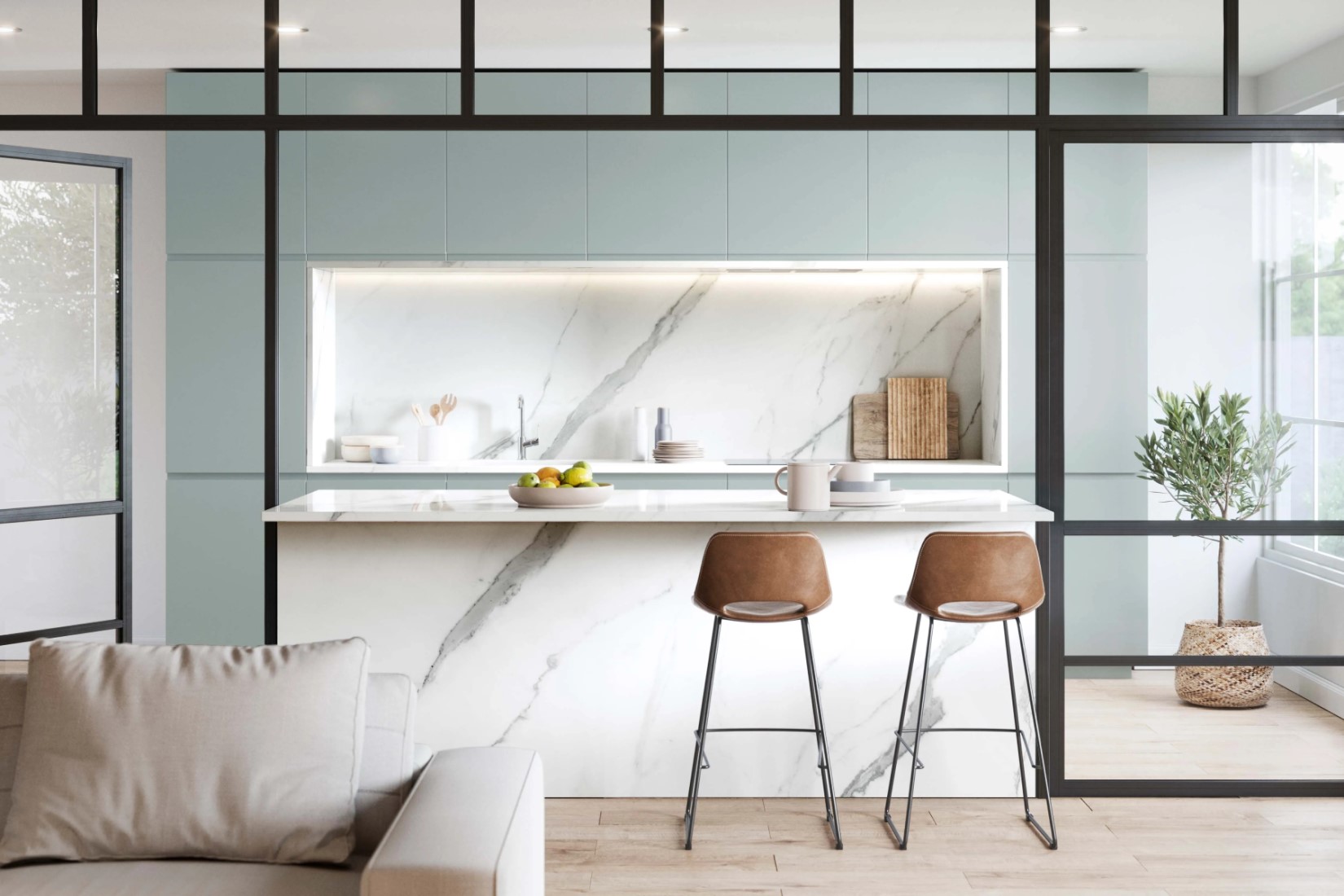 Керамогранит PORCELANOSA XLIGHT ARIA WHITE 05 NATURE 120х270 G-2701