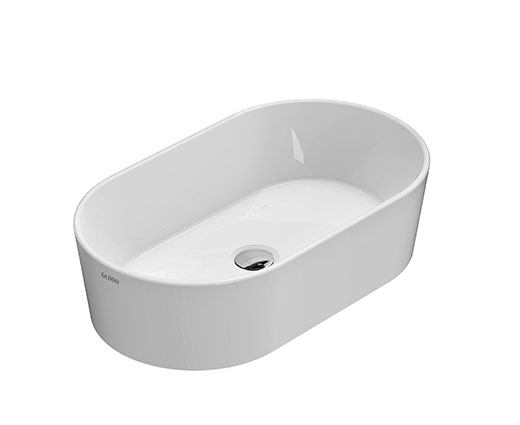 ™ GLOBO FO061BI Раковина FORTY3 для установки на столешницу, размер 60х35 см, цвет bi (Bianco)