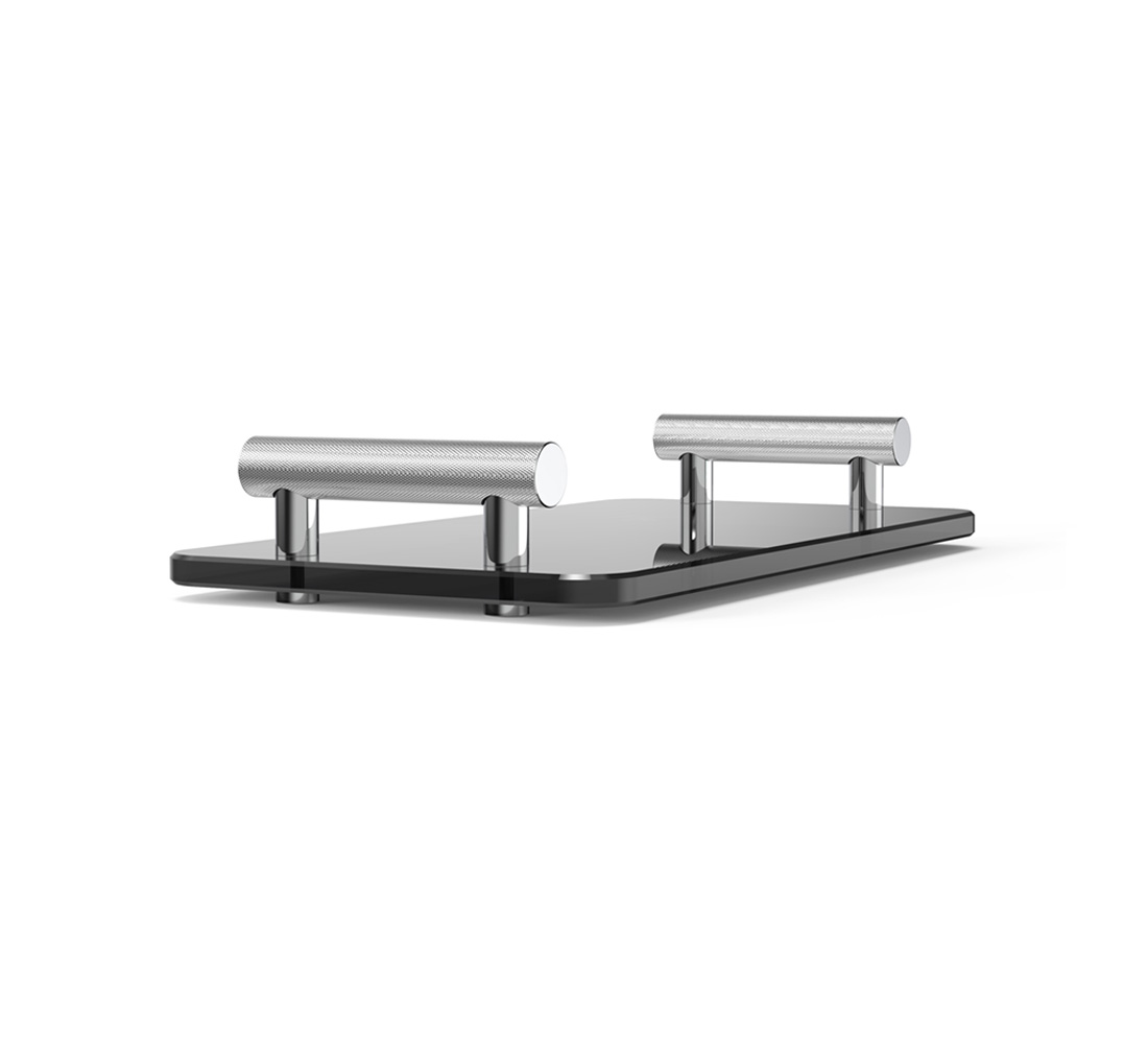 Decor Walther 0856105 CLUB TAB Поднос Хром / Черный