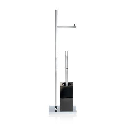 Decor Walther 0838562 DW 6710 Туалетный гарнитур Хром / Фарфор черный