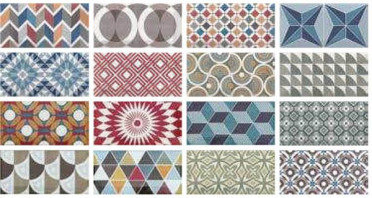 Керамическая плитка METRO Patchwork Colours 7.5x15 от Equipe Ceramicas (Испания)
