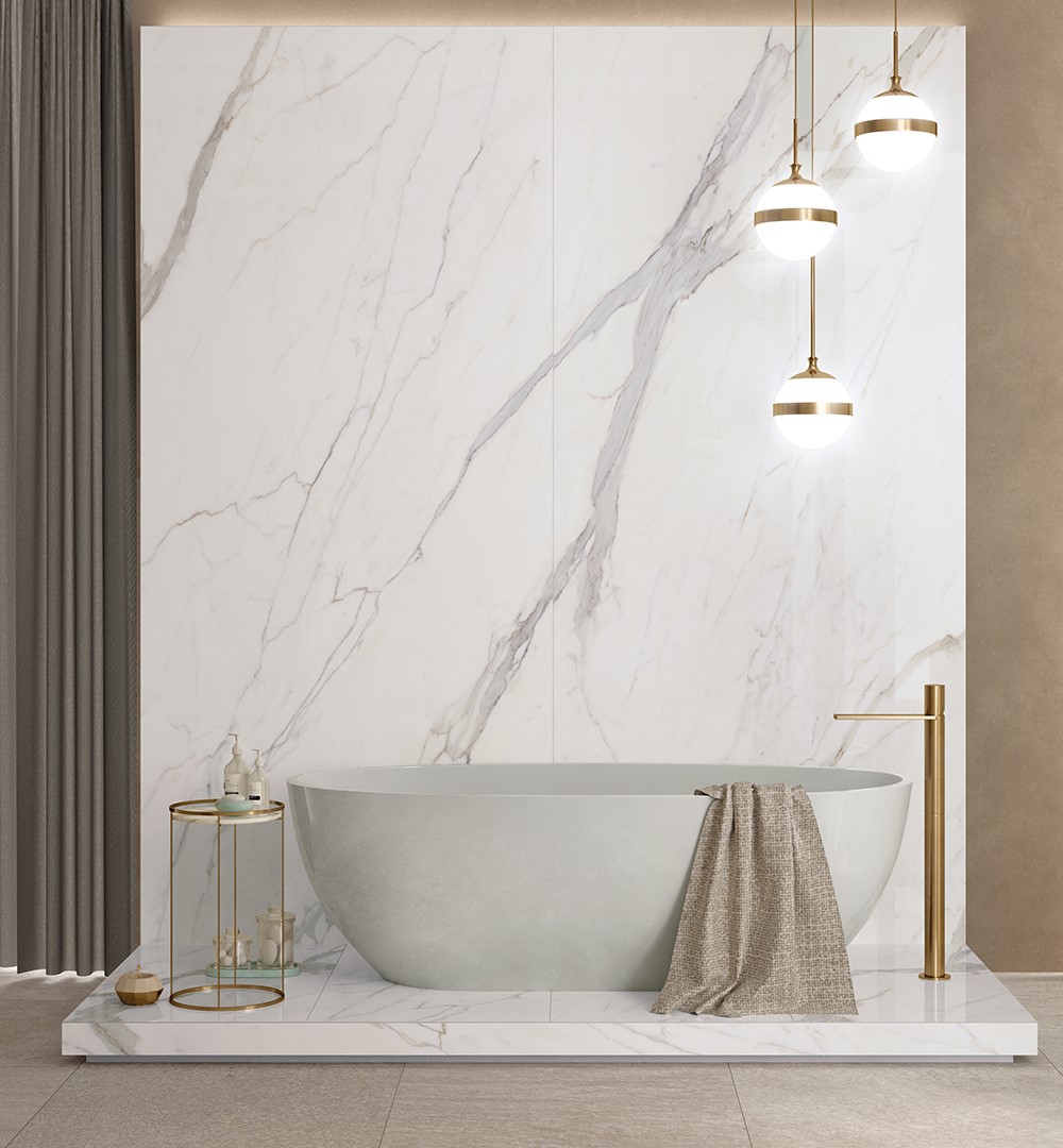 Керамогранит слэб MIRAGE CALACATTA SELECT JL 02 SP SQ 120х278x0.6 (Италия)