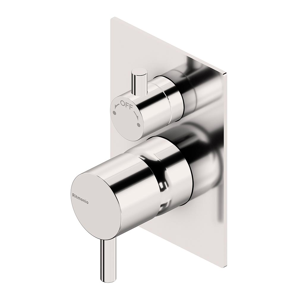 Ritmonio PR52GC111CRL Diametro35 S Смеситель встр. для ванны/душа CRL CHROME