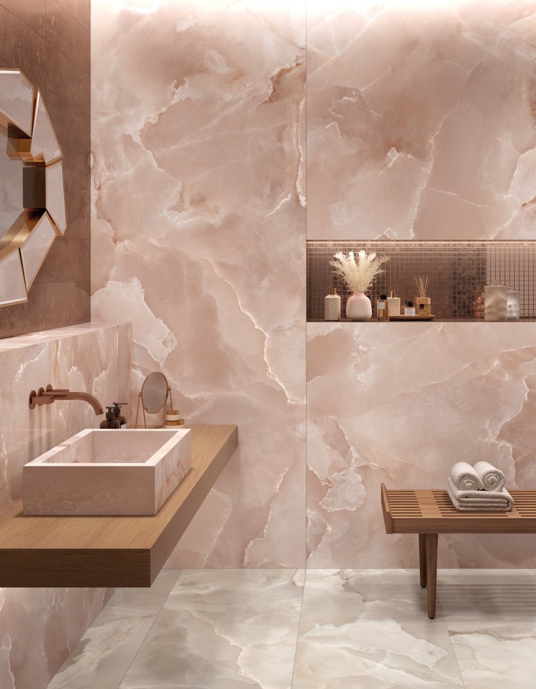 Керамогранит MIRAGE ROSE ON 04 LUC SQ 120х120x0.9 (Италия)