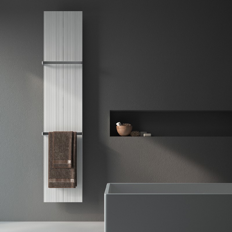 Antrax ECLF1B170002B/BCOR – Полотенцесушитель LOFT BATH 1 40,3x170Hсм электрический цвет белый матов