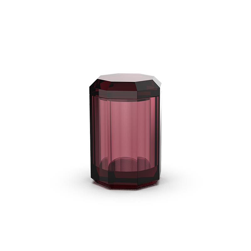 Decor Walther 0931497 KR BMD KRISTALL Универсальная коробка с крышкой Rich Burgundy