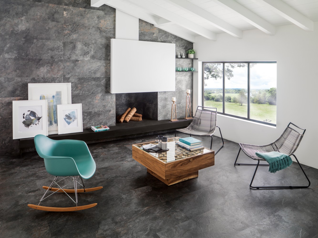 Керамогранит PORCELANOSA IMAGE DARK 40х80x1.15 G-349
