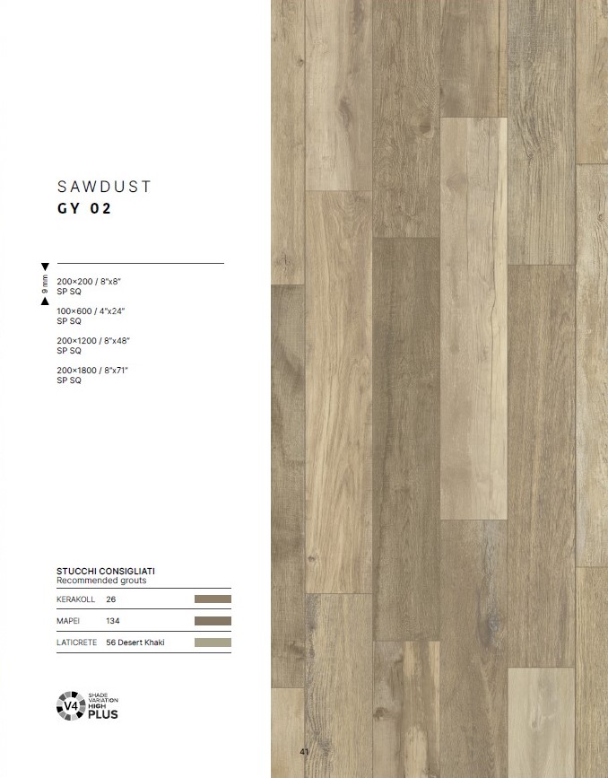 Керамогранит гранд MIRAGE SAWDUST GY 02 SP SQ 20х180x0.95 (Италия)