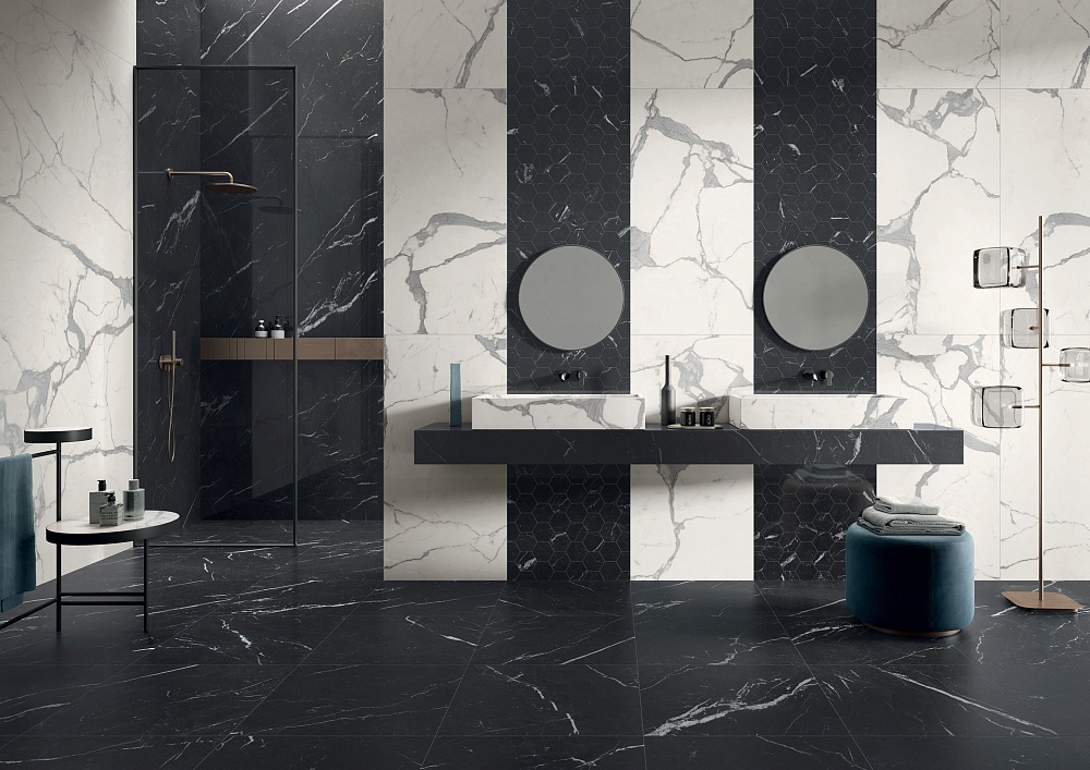 Керамогранит Caesar ANIMA FUTURA STRIPES GOLDEN WHITE 60X120 MATT