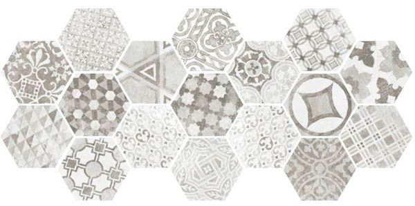Декор Hexatile CEMENT GARDEN GREY 17.5x20 от Equipe Ceramicas (Испания)