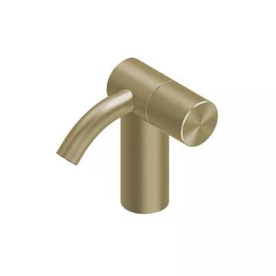 QuadroDesign HUM 2401OC Смеситель для раковины на 1 отверстие из столешницы с прогрессивным картриджем, цвет Light Gold
