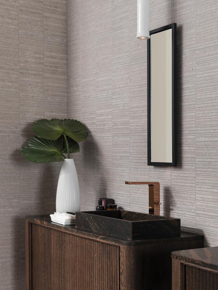 Керамическая плитка  PORCELANOSA BERNA ACERO STRIPE 45х120 G-274