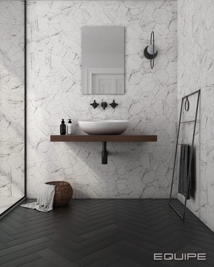 Керамогранит EQUIPE CARRARA HEXAGON 17.5х20 E-Q3